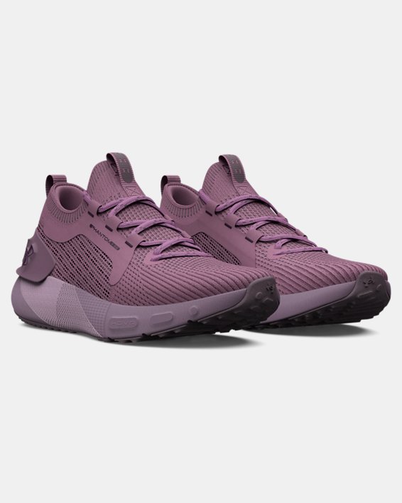 Women's UA HOVR™ Phantom 3 SE Running Shoes in Purple image number 3